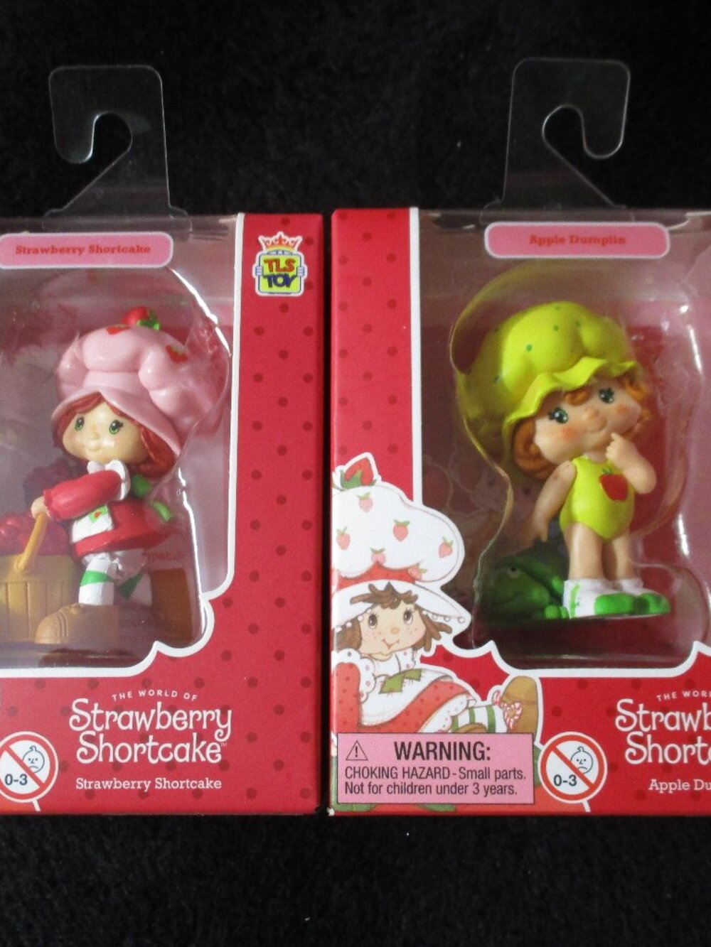 Miniature Strawberry Shortcake & Apple Dumplin Figurines by TLS Toy NEW